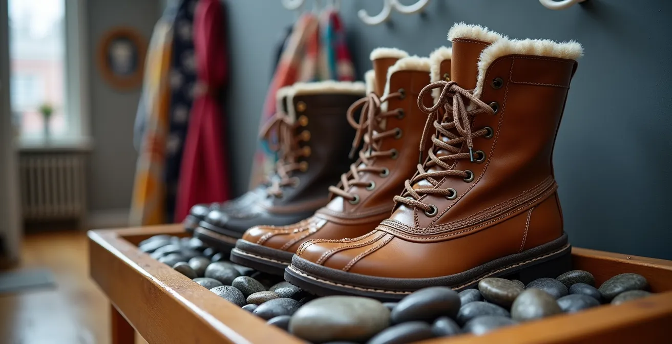 Aménagement d'un vestiaire d'entrée compact dans un corridor d'appartement montréalais