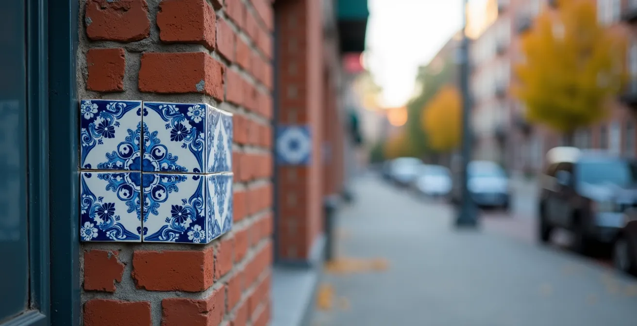 Façades colorées typiques des plex rénovés par la communauté portugaise sur le Plateau Mont-Royal